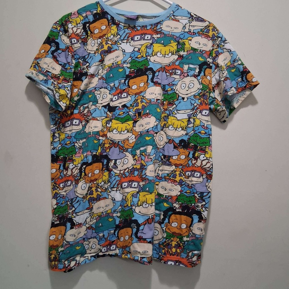 Cakeworthy BoxLunch Rugrats All Over Print Shirt XL Nickelodeon 30th Anniversary